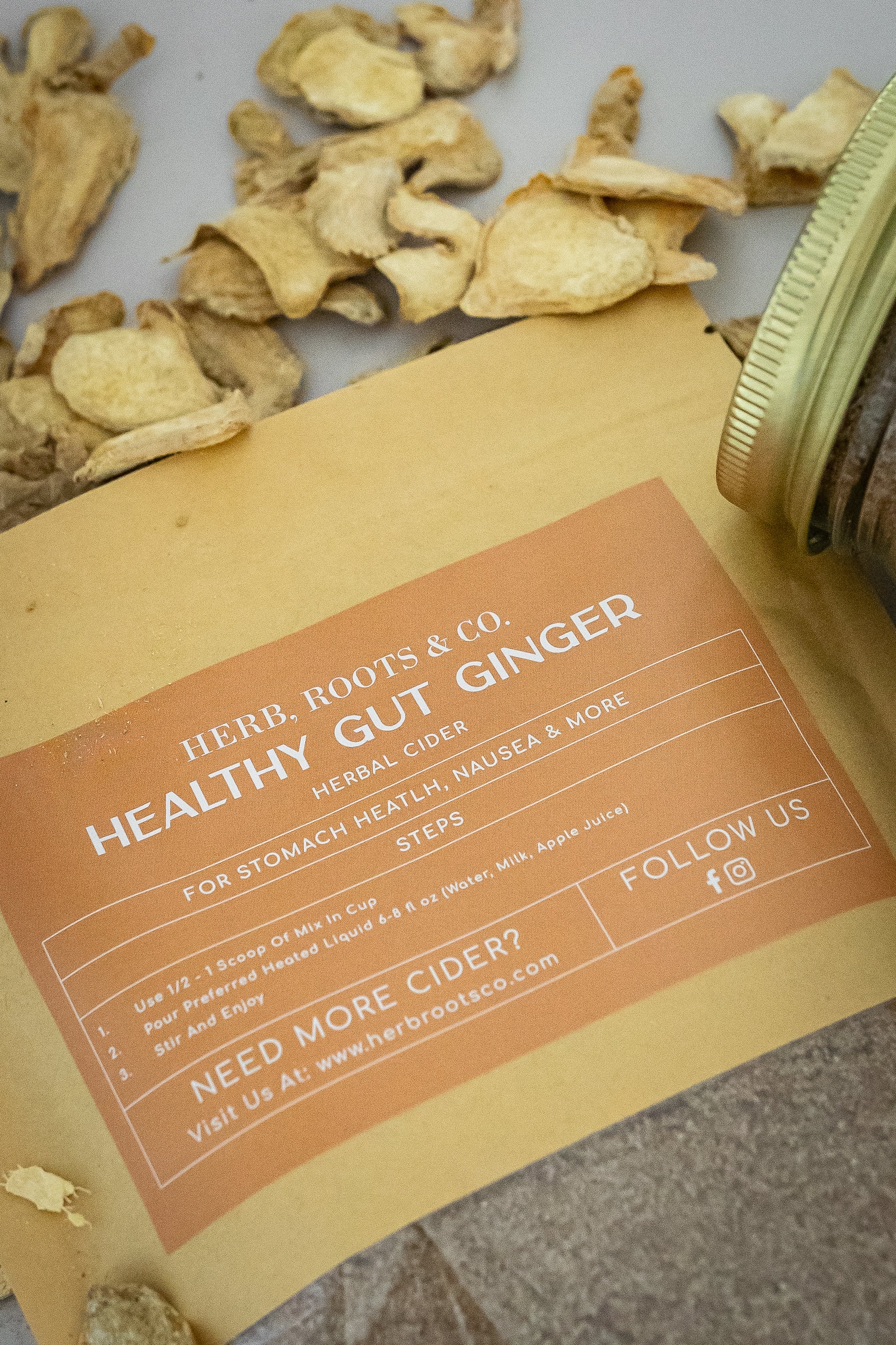 Healthy Gut Ginger – Herb, Roots & Company